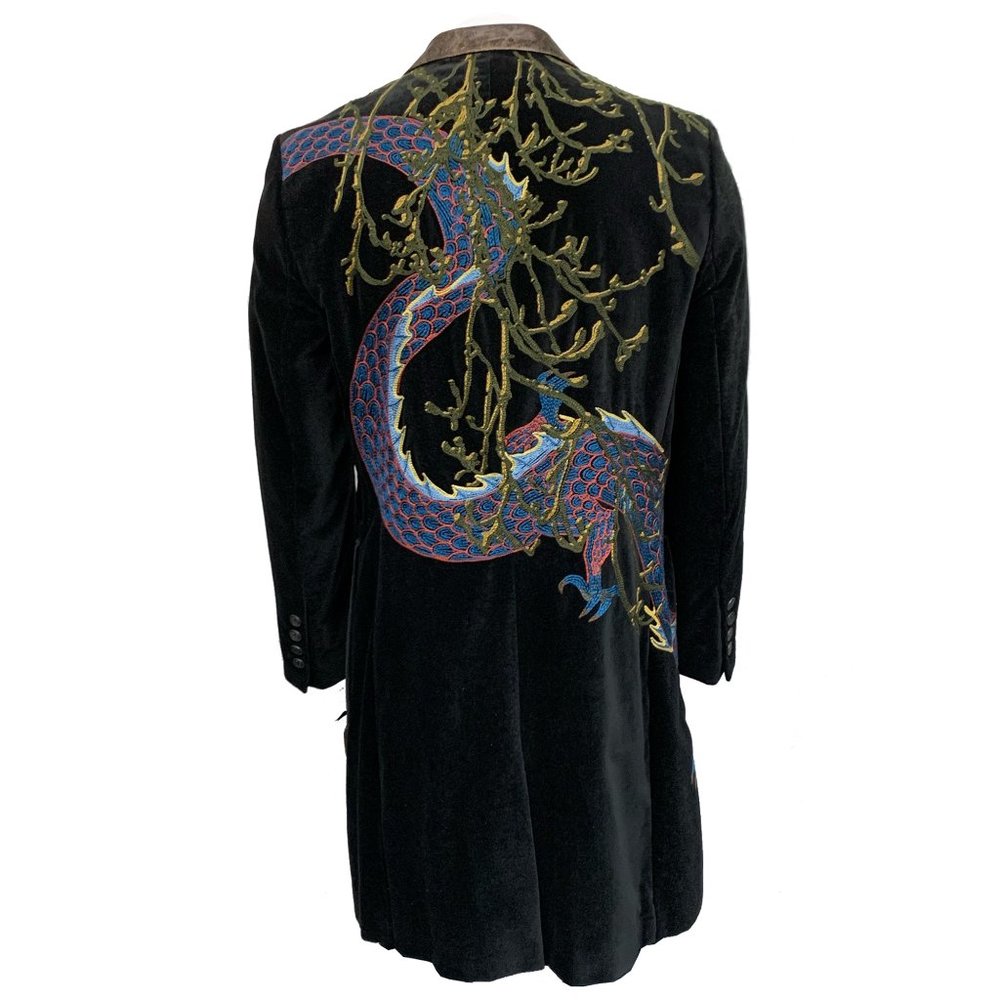 VINTAGE Asylum by Raw7 Coat Dragon Embroidery - Picture 2 of 8